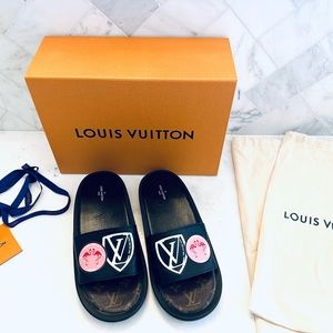 AUTHENTIC LOUIS VUITTON WORLD TOUR LIMITED EDITION SLIDES